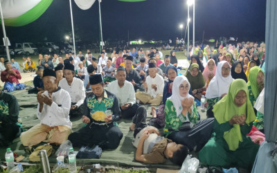 Keluarga Besar Nahdlatul Ulama (KBNU) Merbau Sorong Gelar Istighozah Memperingati Hari Santri Nasional 2024