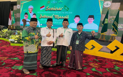 Pengurus Cabang Nahdlatul Ulama (PCNU) Sorong Ikuti Seminar Sistem Istimbath Hukum dan Bahtsul Masail